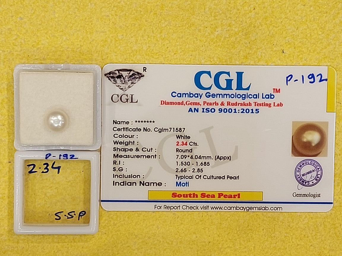 2.34 Carat Natural South Sea Pearl