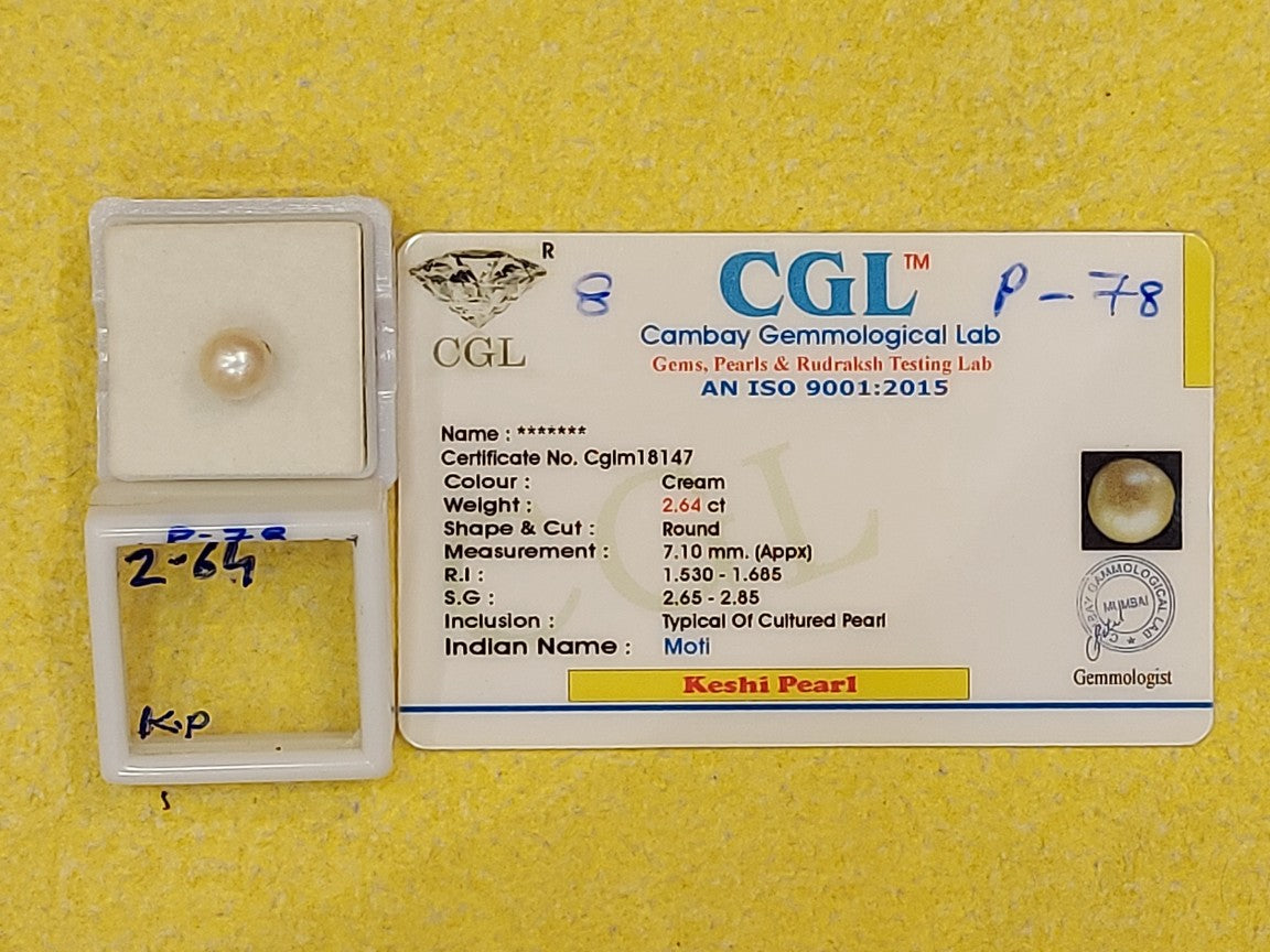 2.64 Carat Natural Pearl
