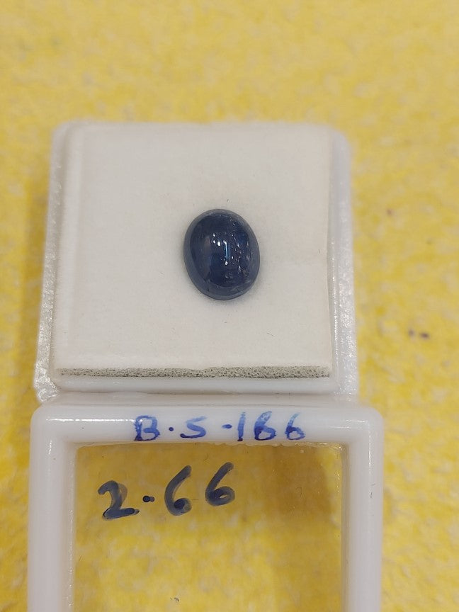 2.66 Carat Natural Blue Sapphire Stone