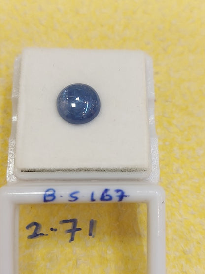 2.71 Carat Natural Blue Sapphire Stone