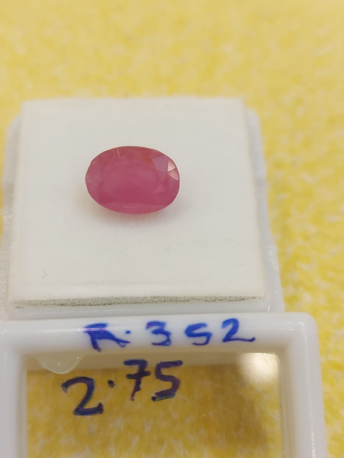 2.75 Carat Natural Old Ruby