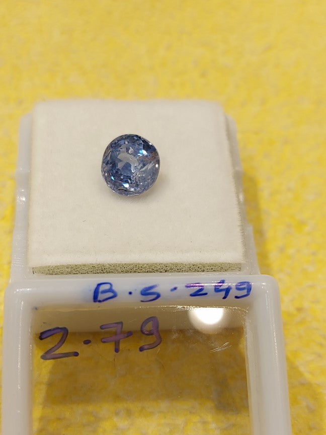 2.79 Carat Natural Blue Sapphire Stone