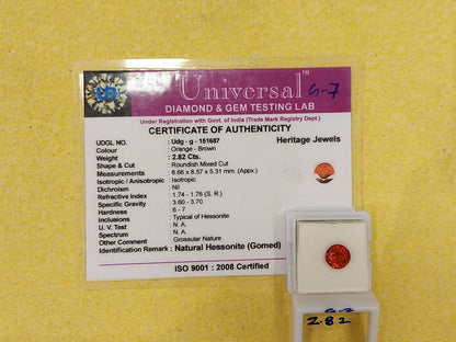 2.82 Carat Natural Garnet