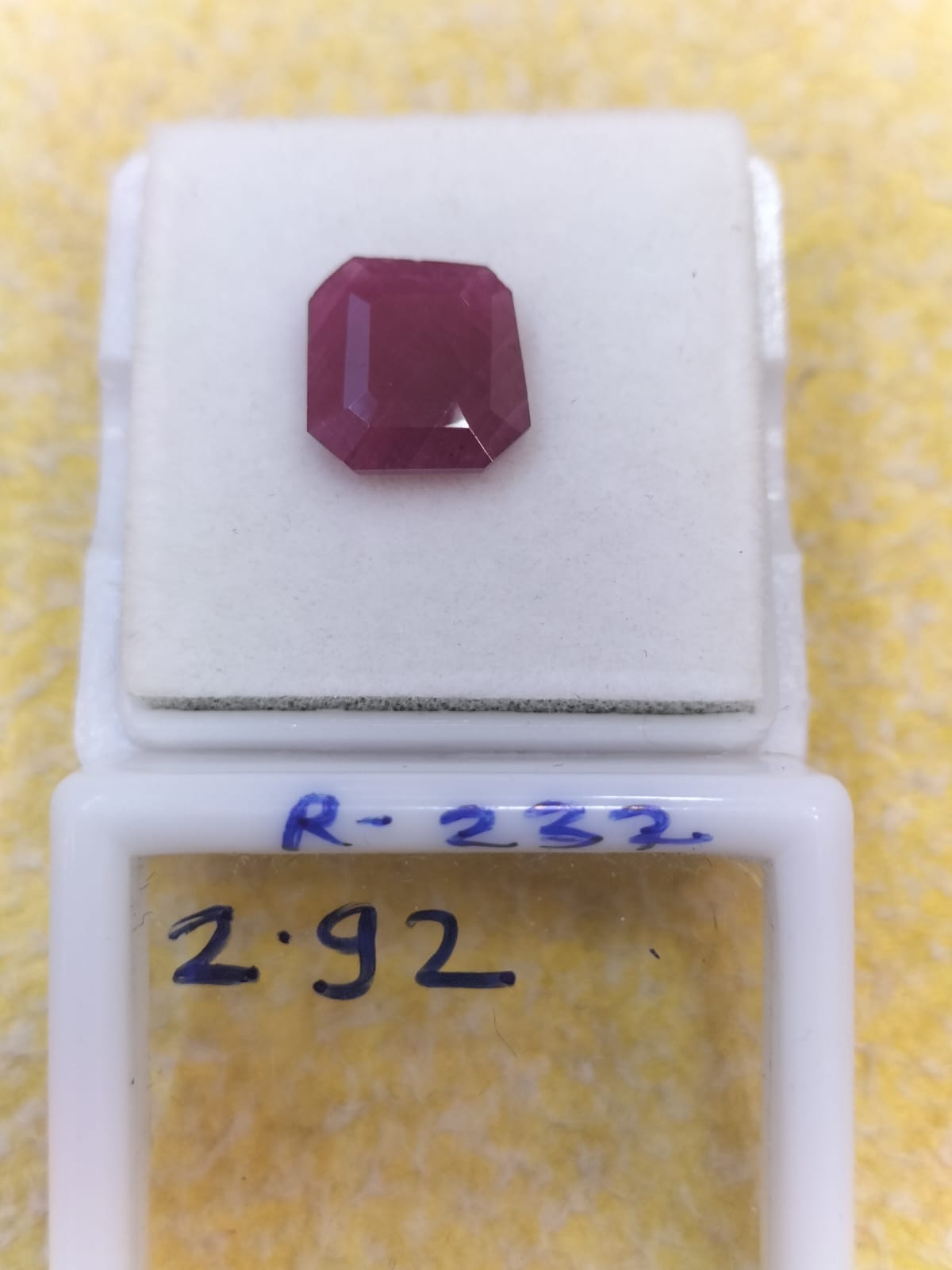 2.92 Carat Natural Old Ruby
