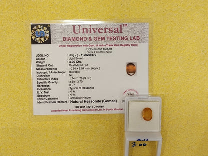 3.00 Carat Natural Garnet