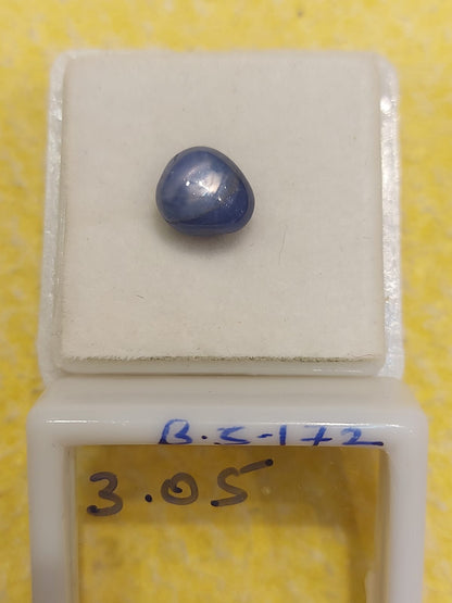 3.05 Carat Natural Blue Sapphire Stone
