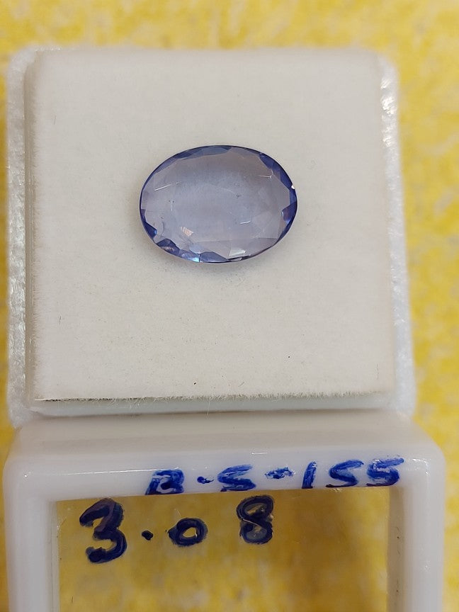 3.08 Carat Natural Blue Sapphire Stone