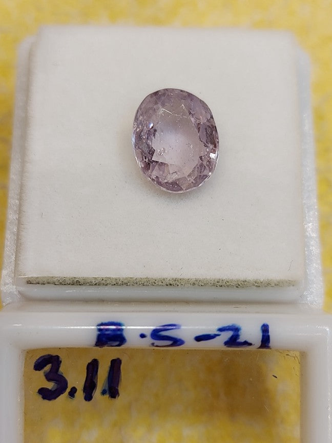 3.11 Carat Natural Blue Sapphire Stone