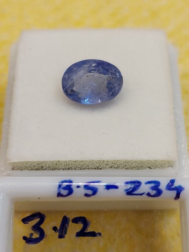 3.12 Carat Natural Blue Sapphire Stone