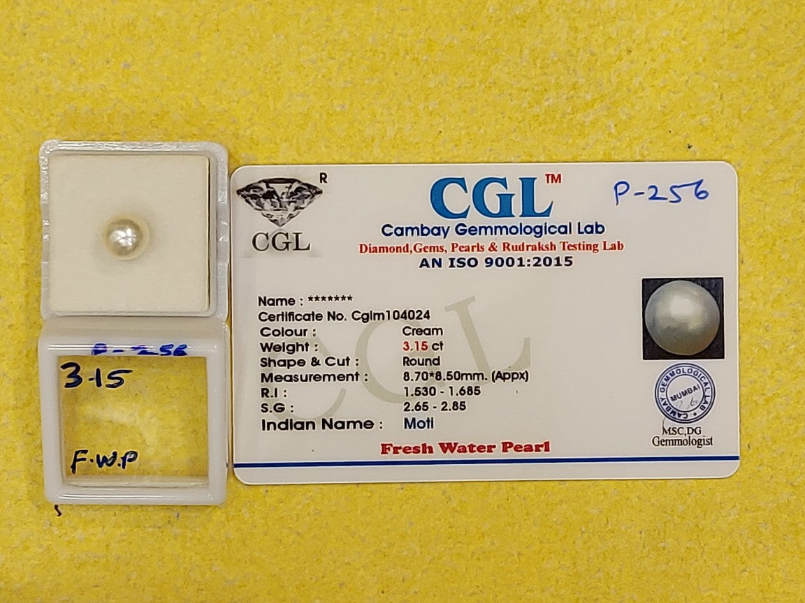 3.15 Carat Natural Fresh Water Pearl