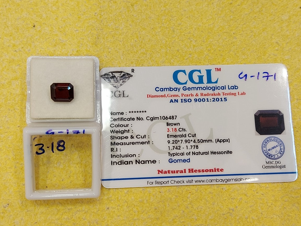 3.18 Carat Natural Garnet