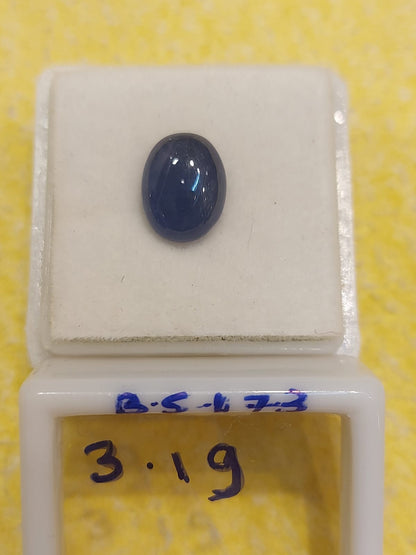 3.19 Carat Natural Blue Sapphire Stone