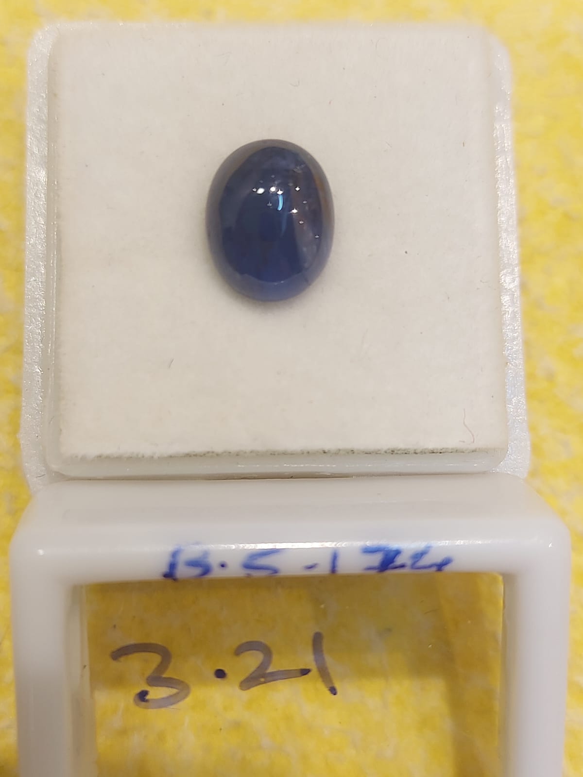3.21 Carat Natural Blue Sapphire Stone