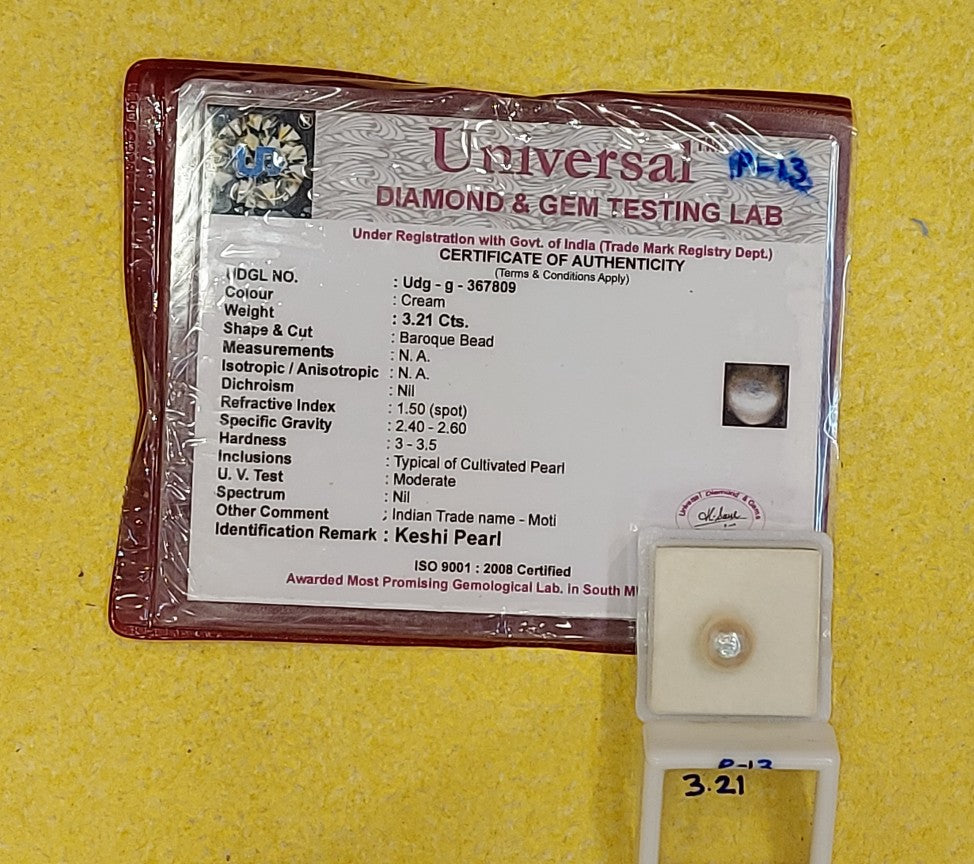 3.21 Carat Natural Pearl