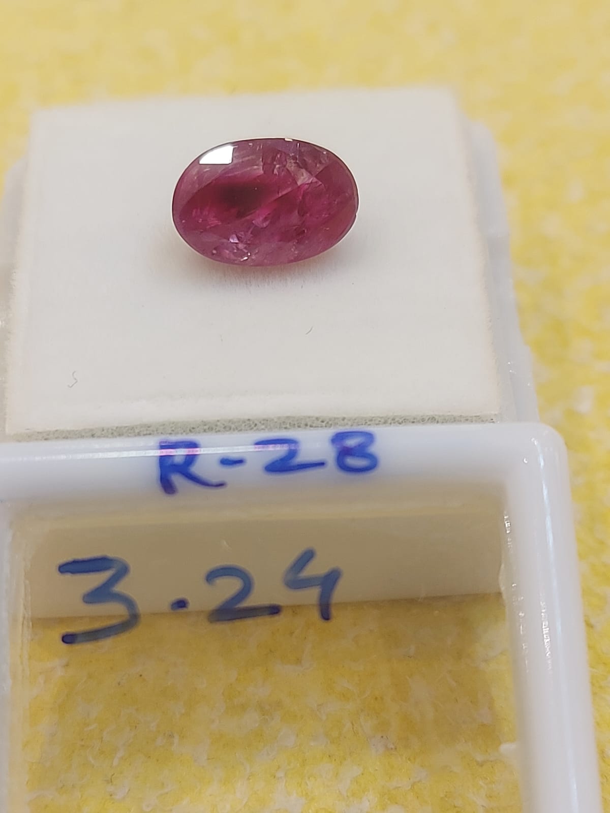 3.24 Carat Natural Old Ruby