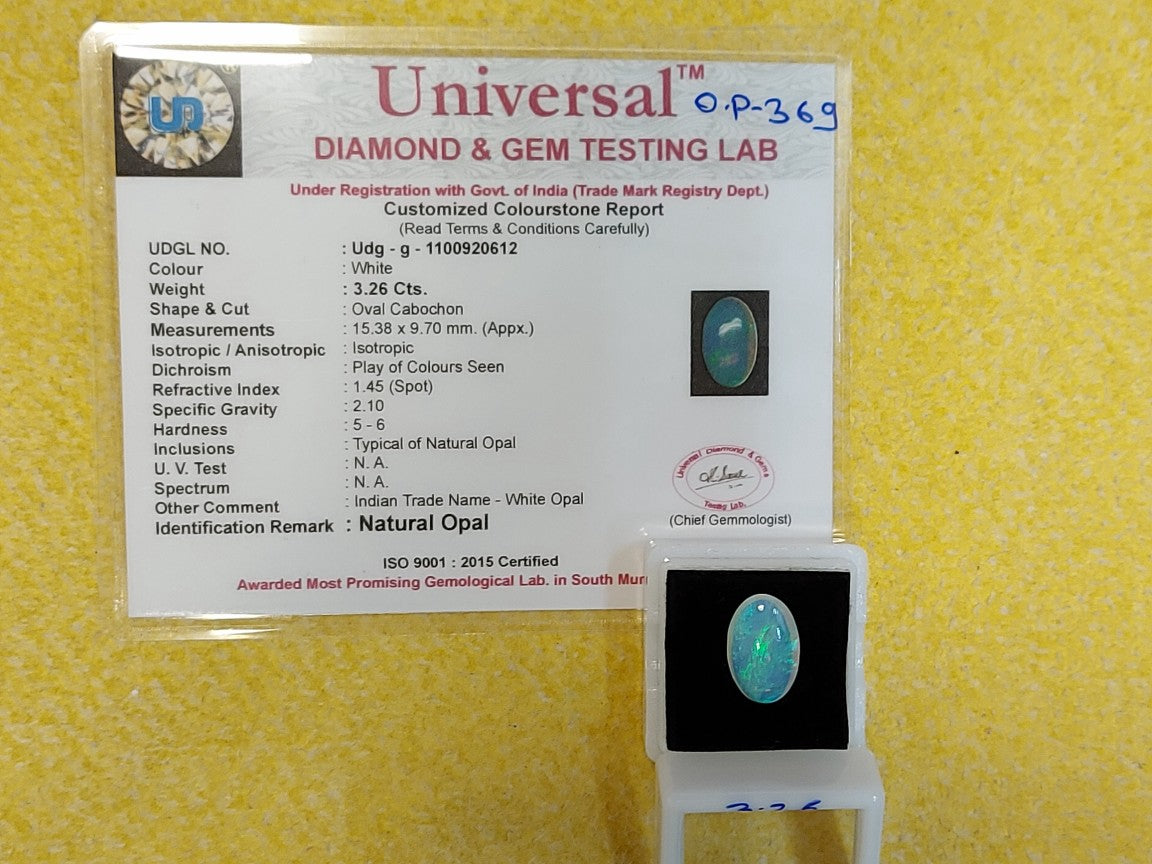 3.26 Carat Natural Opal Stone