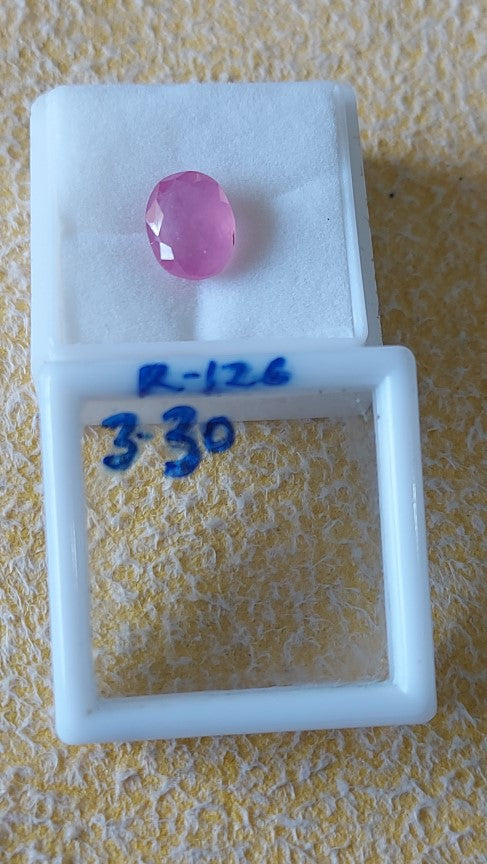 3.30 Carat Natural Old Ruby