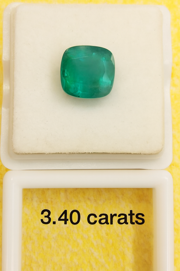 3.40 Carat Natural Emerald Stone