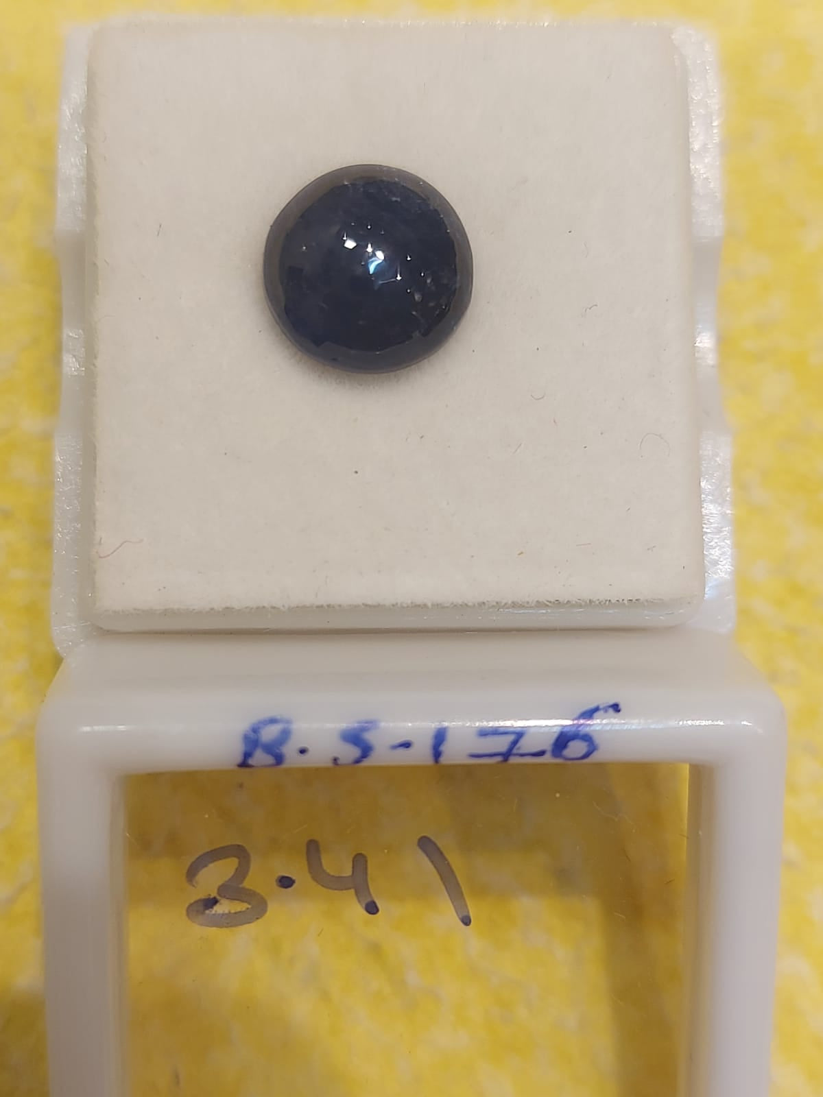 B.S-176 3.41 Carat Natural Blue Sapphire Stone