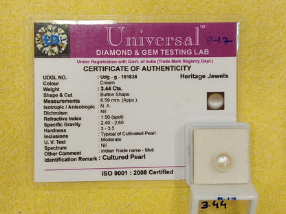 3.44 Carat Natural Pearl