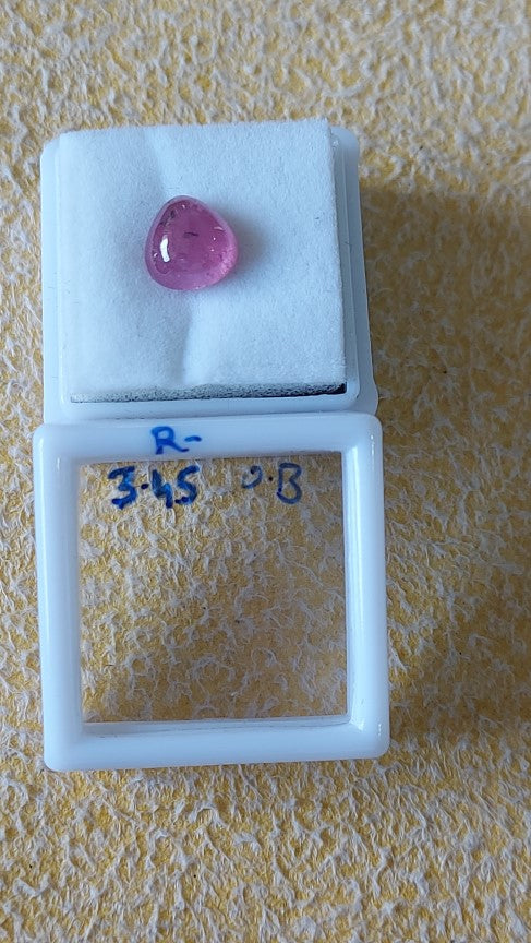 3.45 Carat Natural Old Ruby