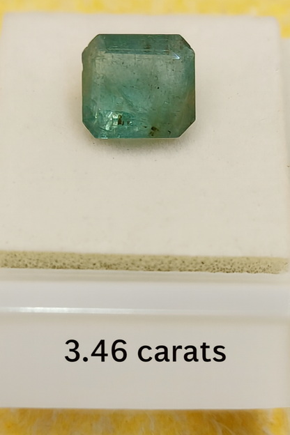 3.46 Carat Natural Emerald Stone