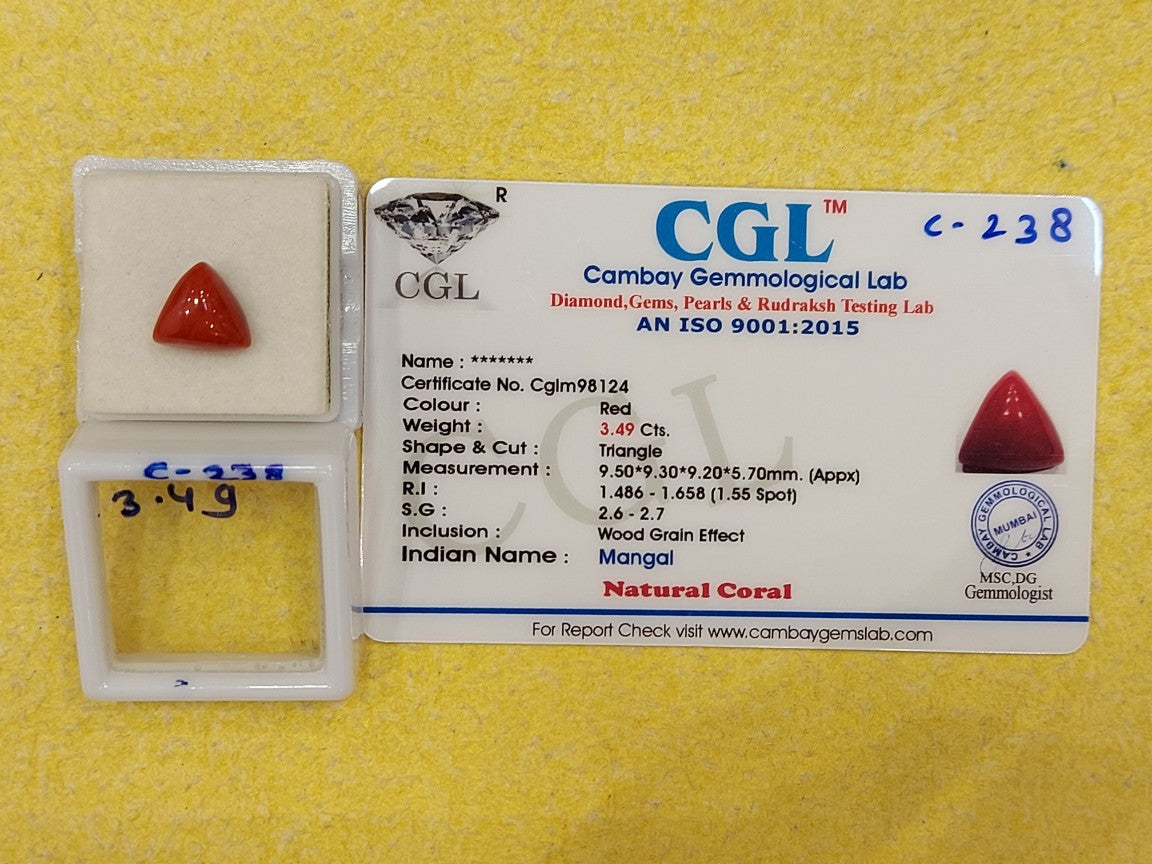 3.49 Carat Natural Coral