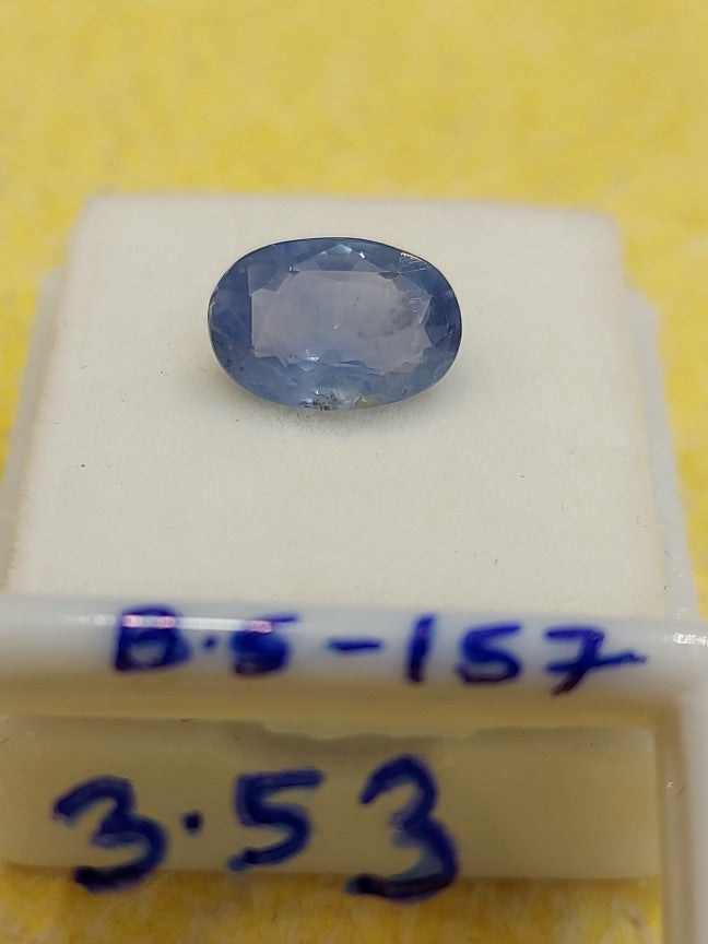 3.53 Carat Natural Blue Sapphire Stone