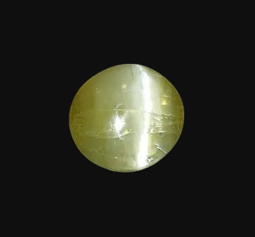 3.54 Carat Natural Chrysoberyl Cats Eye Stone