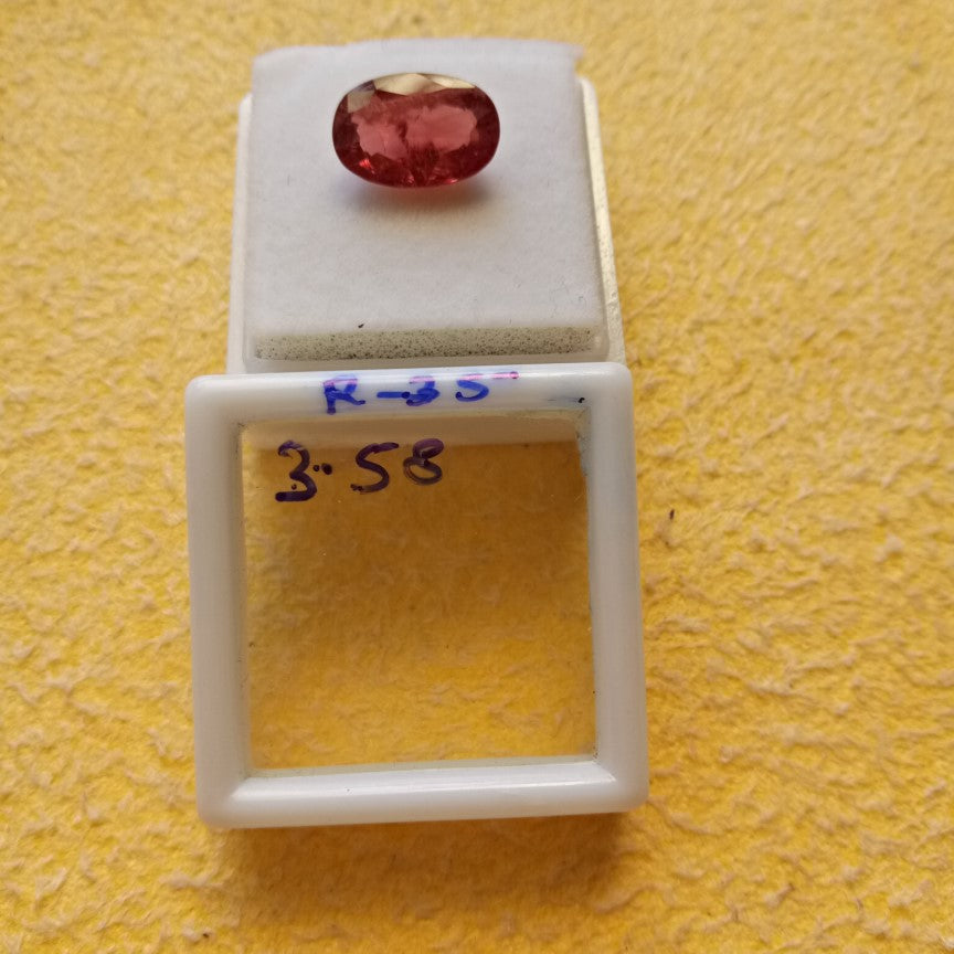 3.58 Carat Natural Old Ruby