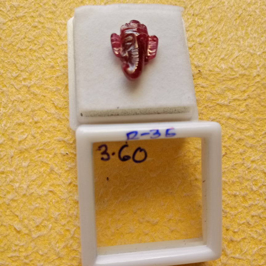 3.60 Carat Natural Old Ruby