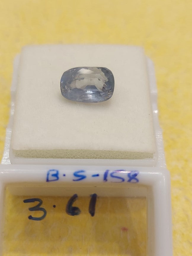 3.61 Carat Natural Blue Sapphire Stone