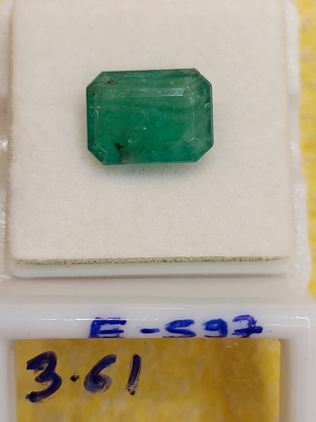 3.61	Carat Natural Emerald Stone