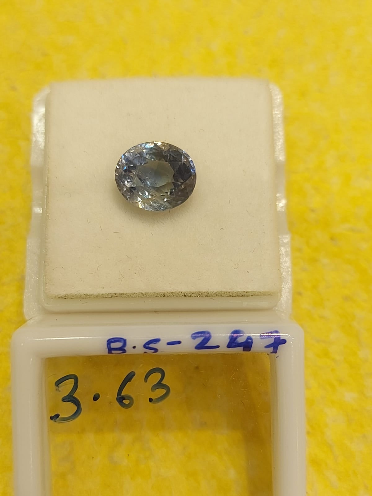 3.63 Carat Natural Blue Sapphire Stone