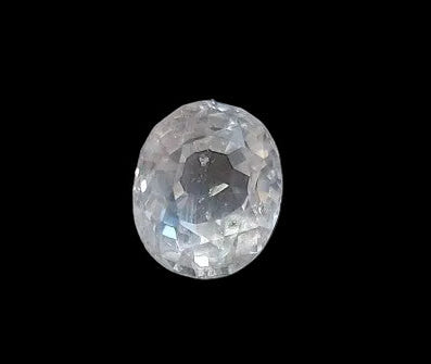3.63 Carat Natural White Sapphire Stone