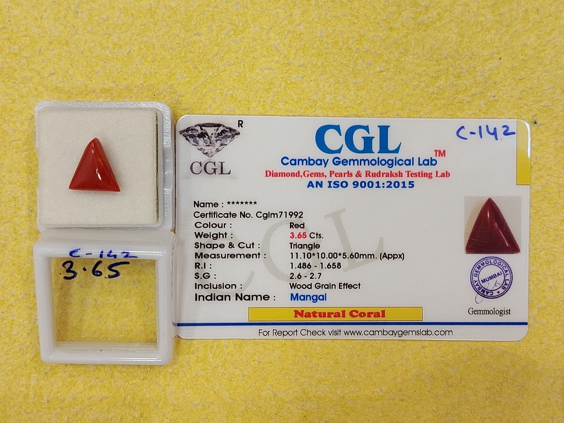3.65 Carat Natural Coral from Italy