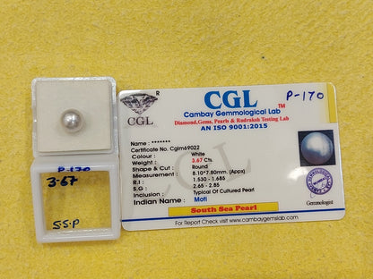 3.67 Carat Natural Pearl