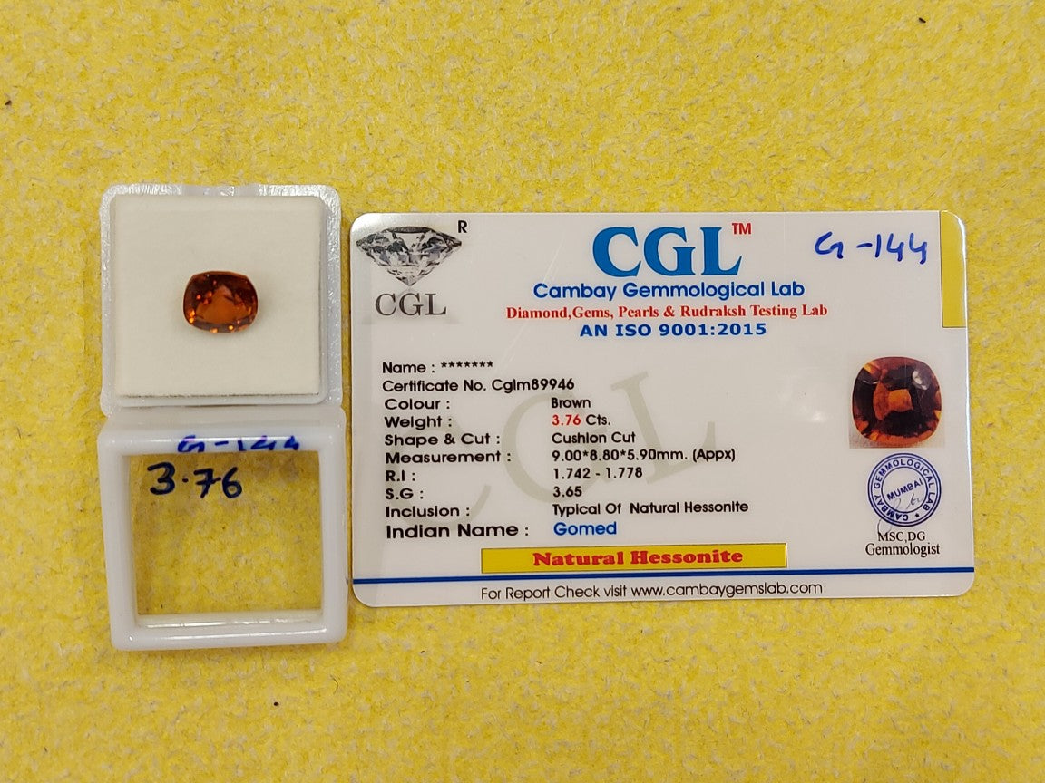 3.76 Carat Natural Garnet