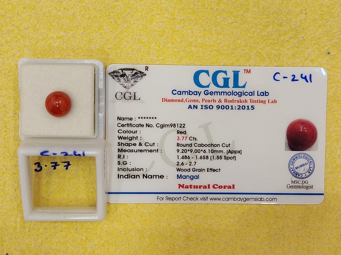 3.77 Carat Natural Coral