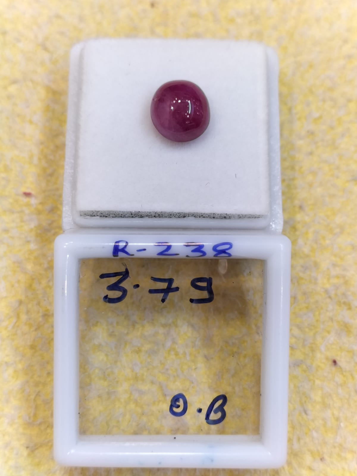 3.79 Carat Natural Old Ruby