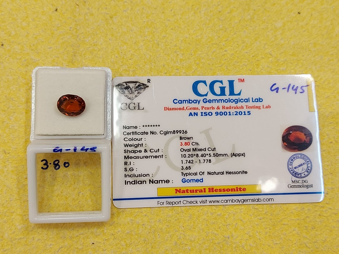 3.80 Carat Natural Garnet
