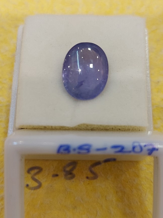 3.85 Carat Natural Blue Sapphire Stone