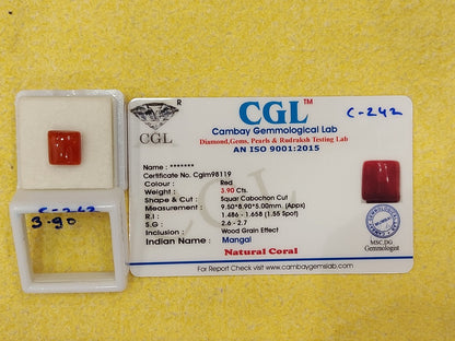 3.90 Carat Natural Coral