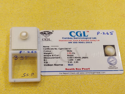 3.95 Carat Natural Pearl