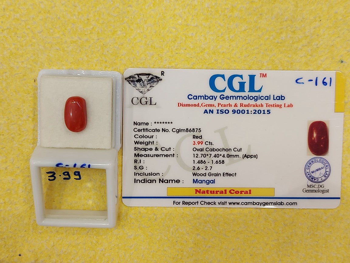 3.99 Carat Natural Coral