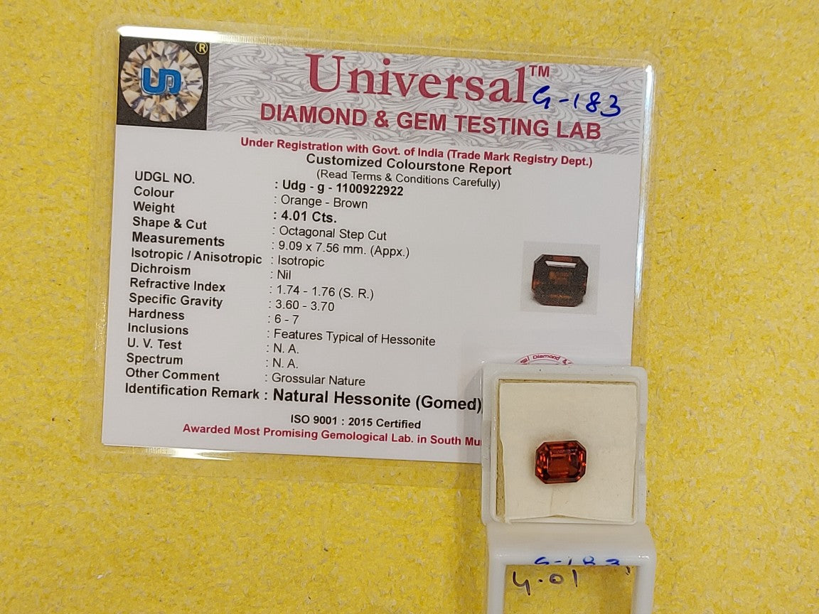 4.01 Carat Natural Garnet