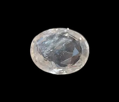 4.07 Carat Natural White Sapphire Stone