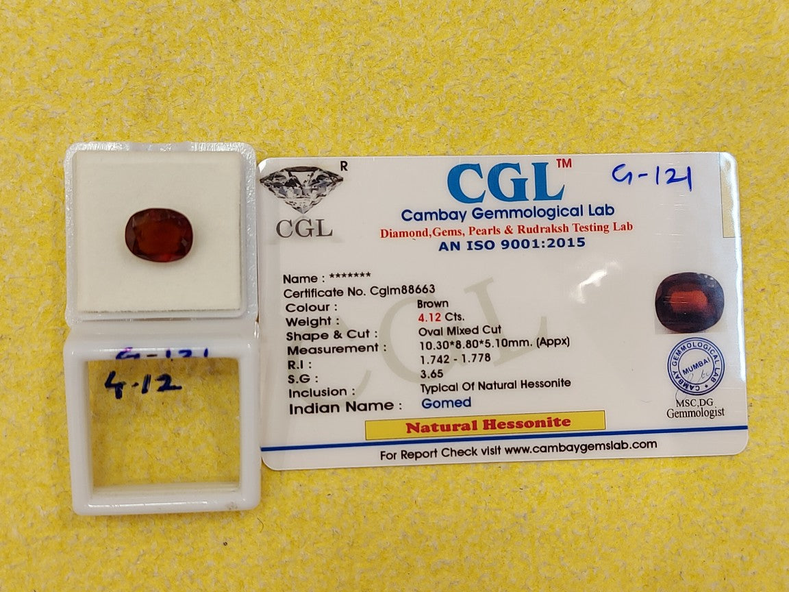 4.12 Carat Natural Garnet