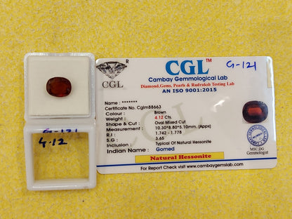 4.12 Carat Natural Garnet