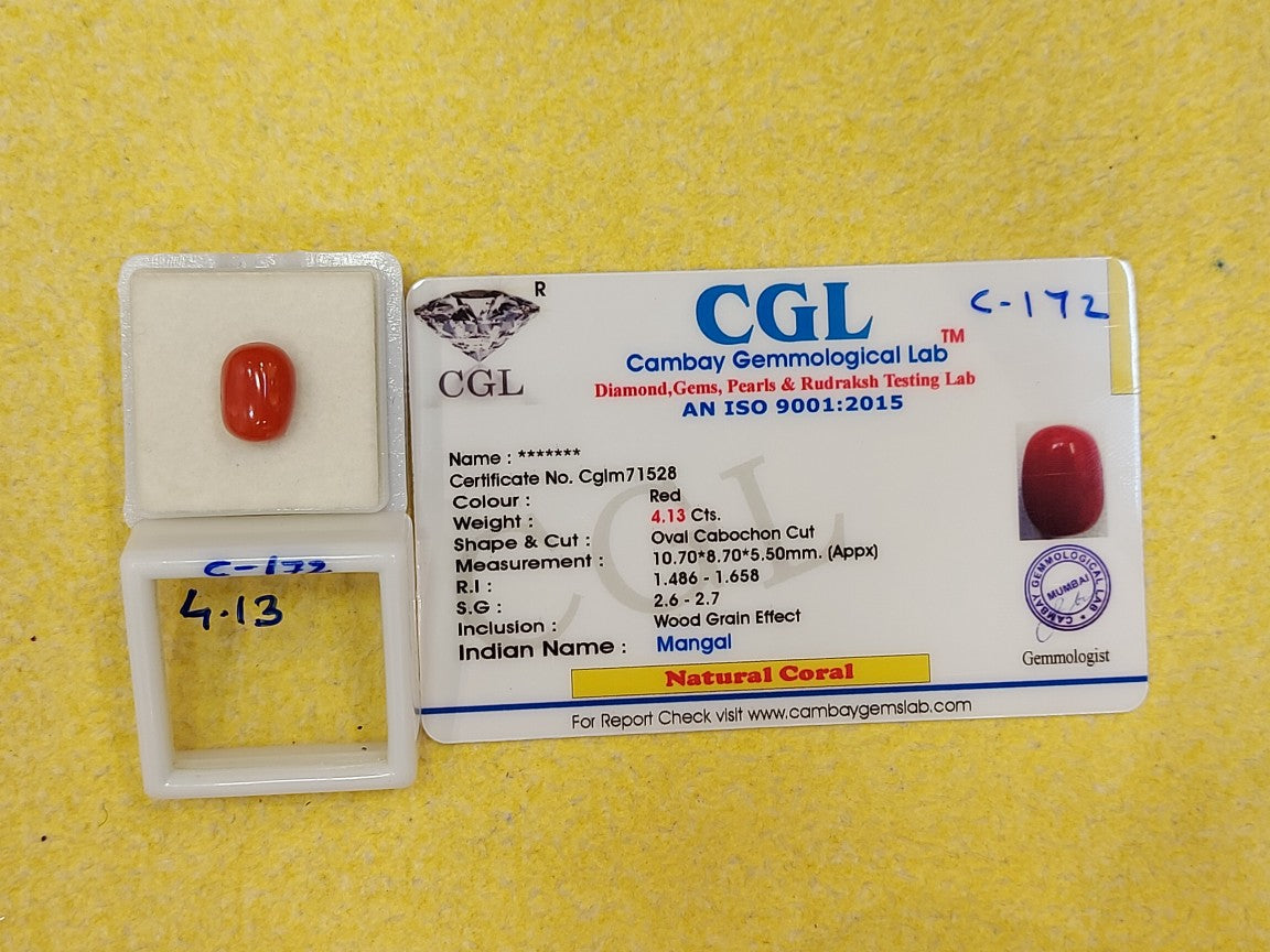 4.13 Carat Natural Coral